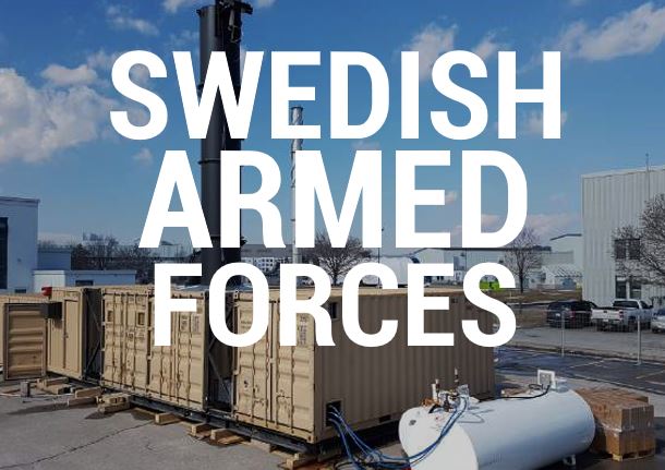 Eco Waste Solutions waste to energy Swedish Armed Forces