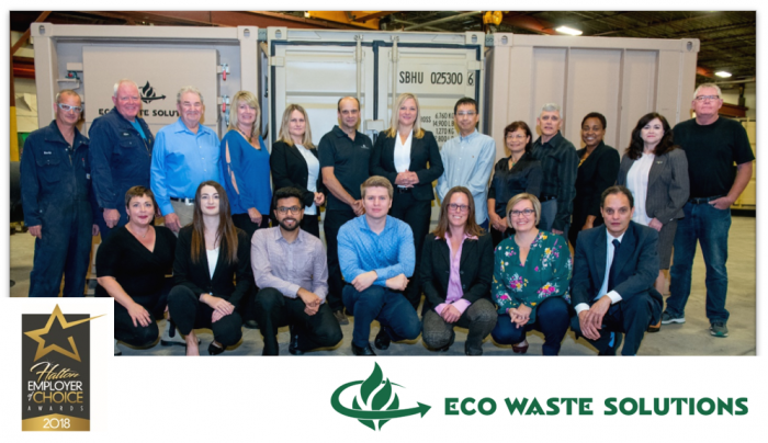 Burlington's Eco Waste Solutions wins Employer of Choice 2018