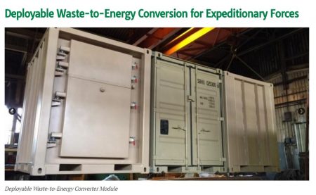 From DSIAC: Eco Waste demonstrates deployable WTE at Tyndall