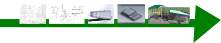 Cool Arrow Eco Waste Solutions Tech Progression arrow graphic